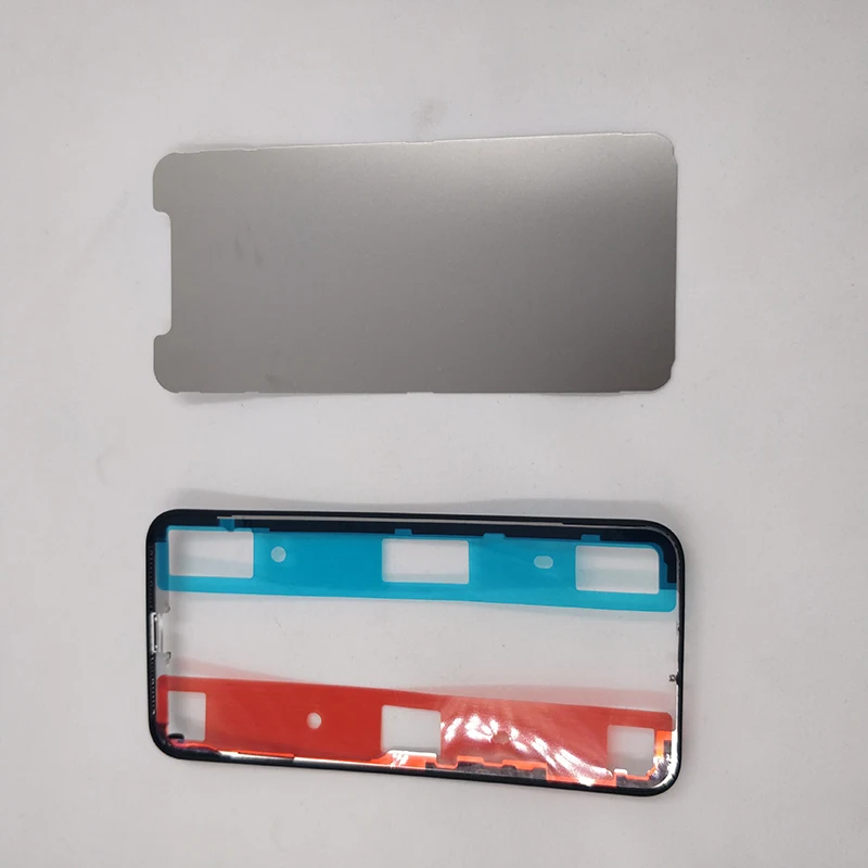 Lcd сенсорный экран передняя рамка средняя Рамка Кронштейн для iPhone X XS MAX с клейким кронштейном Держатель Замена Ремонт