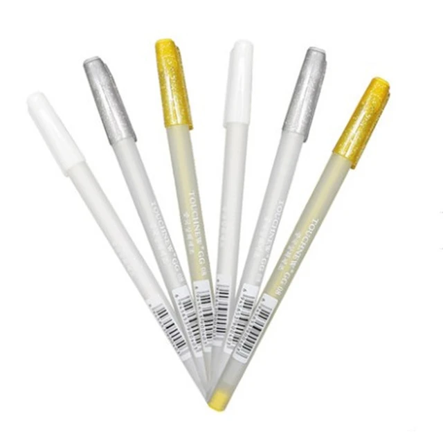 0.8mm Highlight Liner Sketch Markers White Paint Marker Pen White Gel Pen