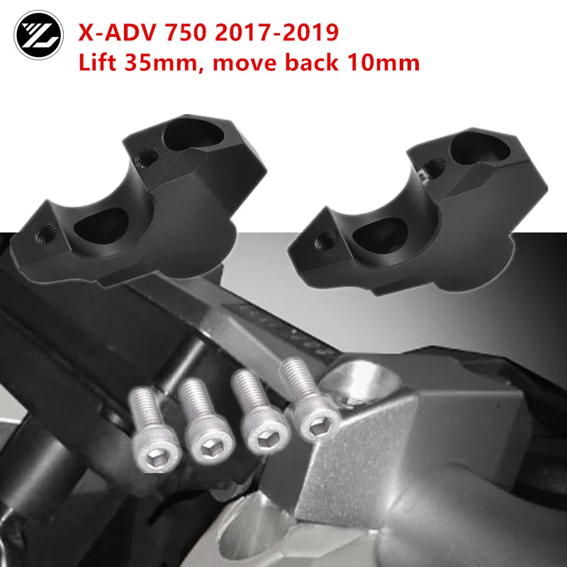 Per Honda X Adv750 Riser Xadv 750 2017-2019 Moto X-Adv750 2017 2018 Bar Morsetto Manubrio Bar Riser Altezza Up Adapter Bar