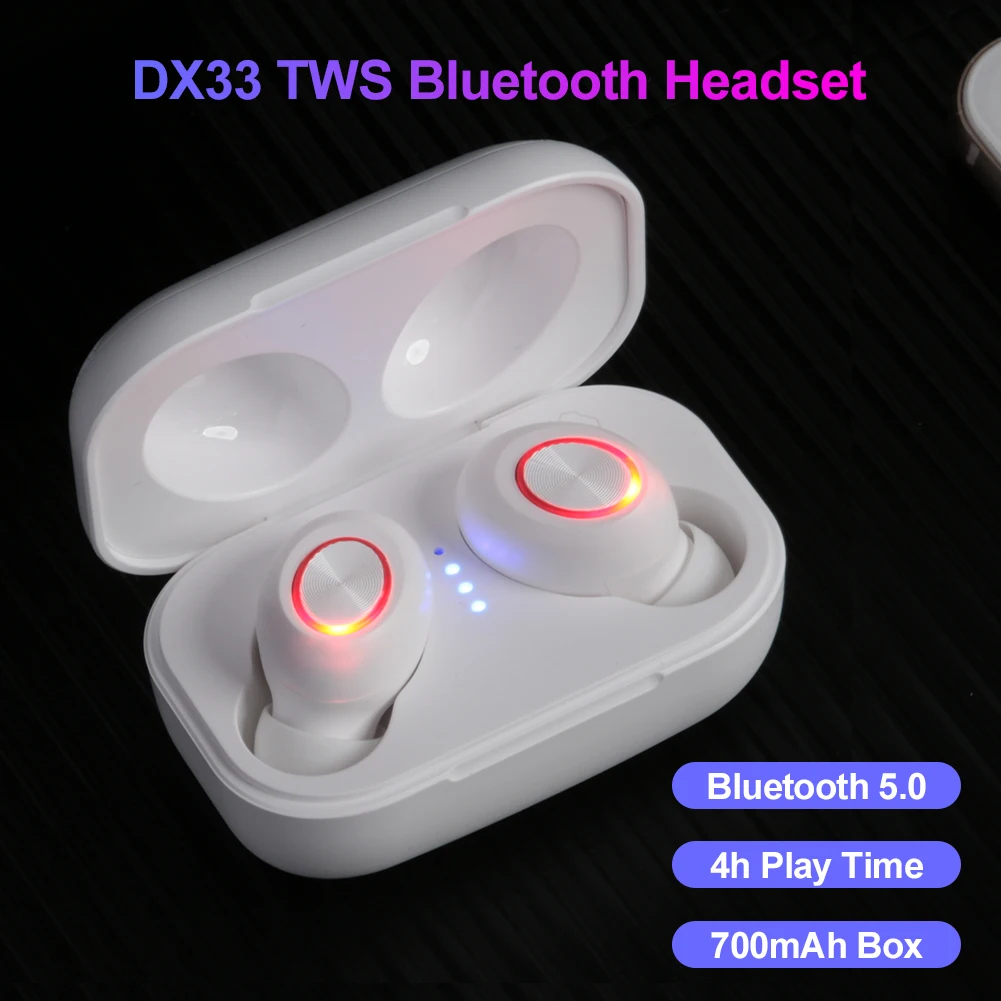 Mini Headphone Sport Headset with Charging Box TWS Earbuds Wireless Stereo Bluetooth 5 0 Headphones Sport Earphones with Mic