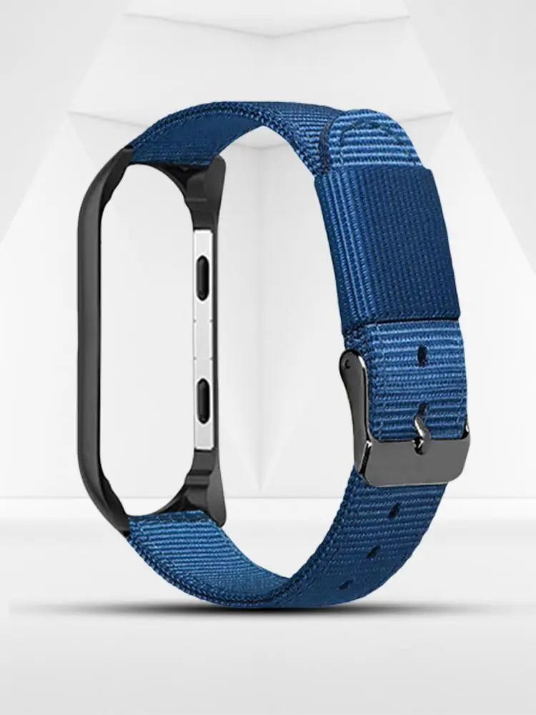 Универсальный ремешок mi Band нейлоновый ремешок для часов Xiao mi 3 сменный ремешок для Xiao mi 4 ремешок для часов с черной рамкой