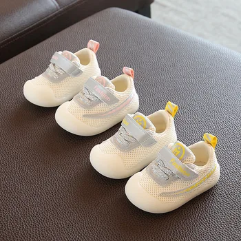

Baby Shoes Female 1-2 Years Old Spring And Autumn Soft-Soled Toddler Shoes Baby Shoes 0-2 Boys White Shoes