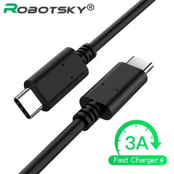 

3A High Speed USB Type C To USB C Cable Reversible Connector Charging&Data Sync For Samsung S9 S10 For Xiaom 6 For Huawei 20 Pro