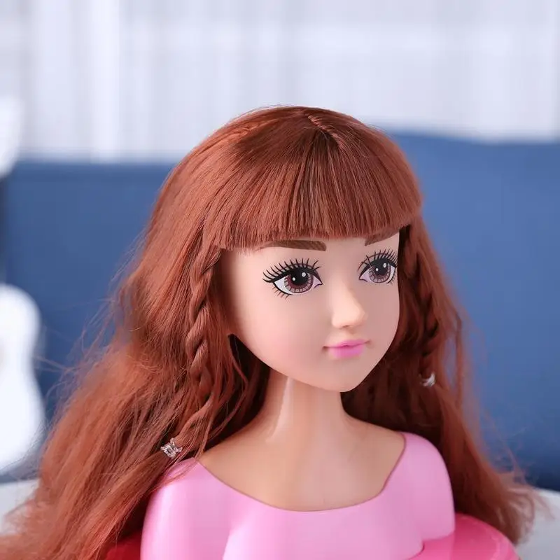 Девочки ролевые игры макияж прическа кукла набор детский тренировочный туалетный набор игрушка подарок Развивайте руки и мышление
