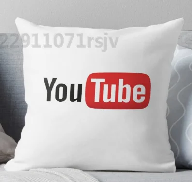 YouTube диванной подушки Чехол Обложка Декор для дома Наволочка на подушку-чехол из хлопка Подушка Чехол размером 45*45 см 55X55 см(две стороны - Цвет: photo color