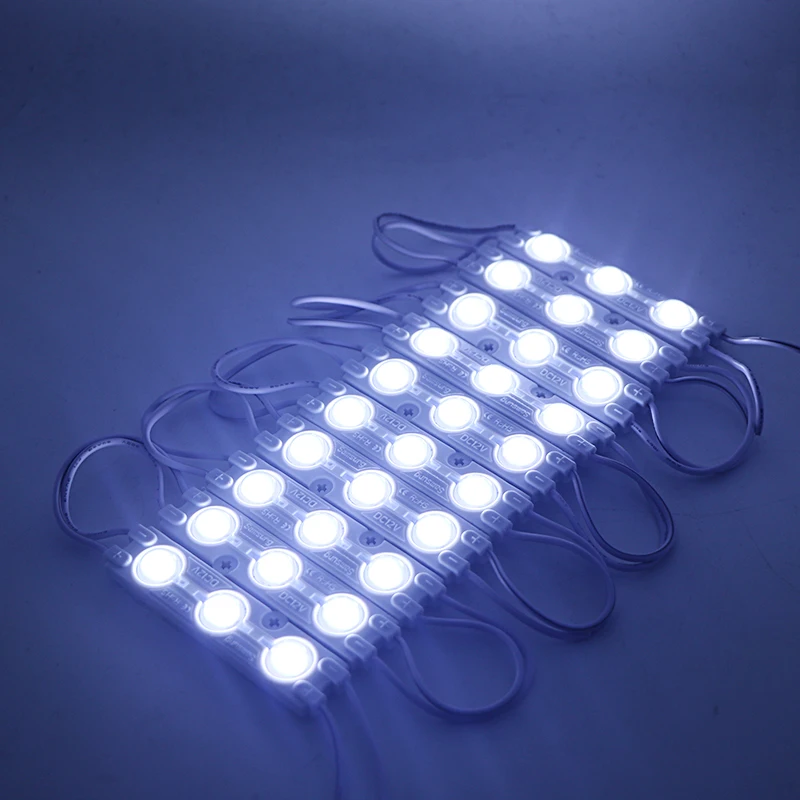 cool white SZYOUMY DC12V 5630 SMD 3 светодиодный модуль, водонепроницаемый, IP67, декоративный 5730, жесткая полоса, светильник, белый, красный, зеленый, синий - Цвет: cool white