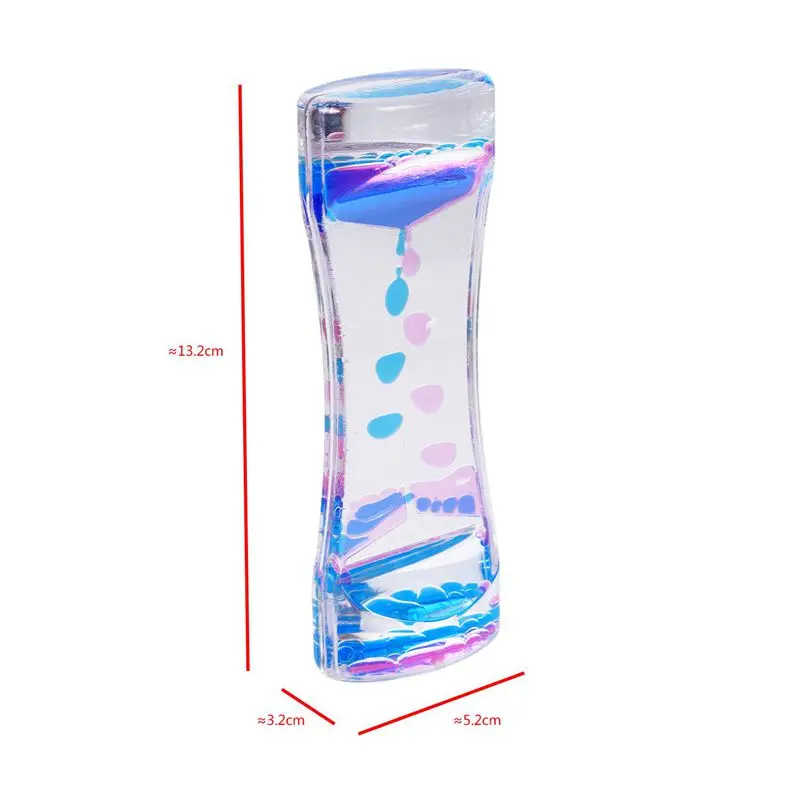 ABUI-жидкий таймер Bubble Motion Drop таймер для сенсорной игры визуальный Bubble Gravity подарок синий+ розовый красный