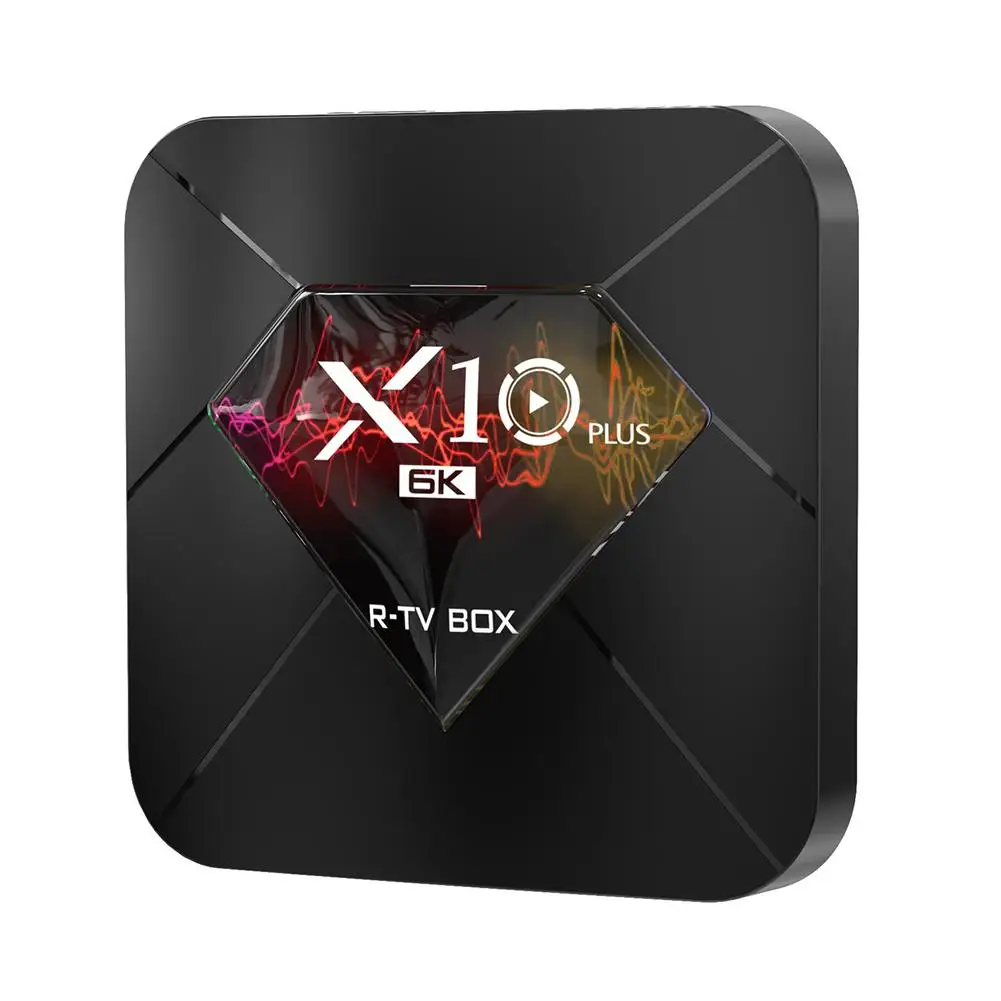 Ostart tv Box X10 Plus Android 9,0 Allwinner H6 четырехъядерный процессор 4 ГБ 32 ГБ 64 Гб 2,4 г WiFi USB3.0 Поддержка 6K* 4K H.265 Смарт медиаплеер