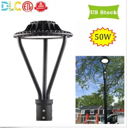 

Led Post Top Pole Lights Led Circular Area Light 30W/50W/75W/100W 5000K Daylight Lighting
