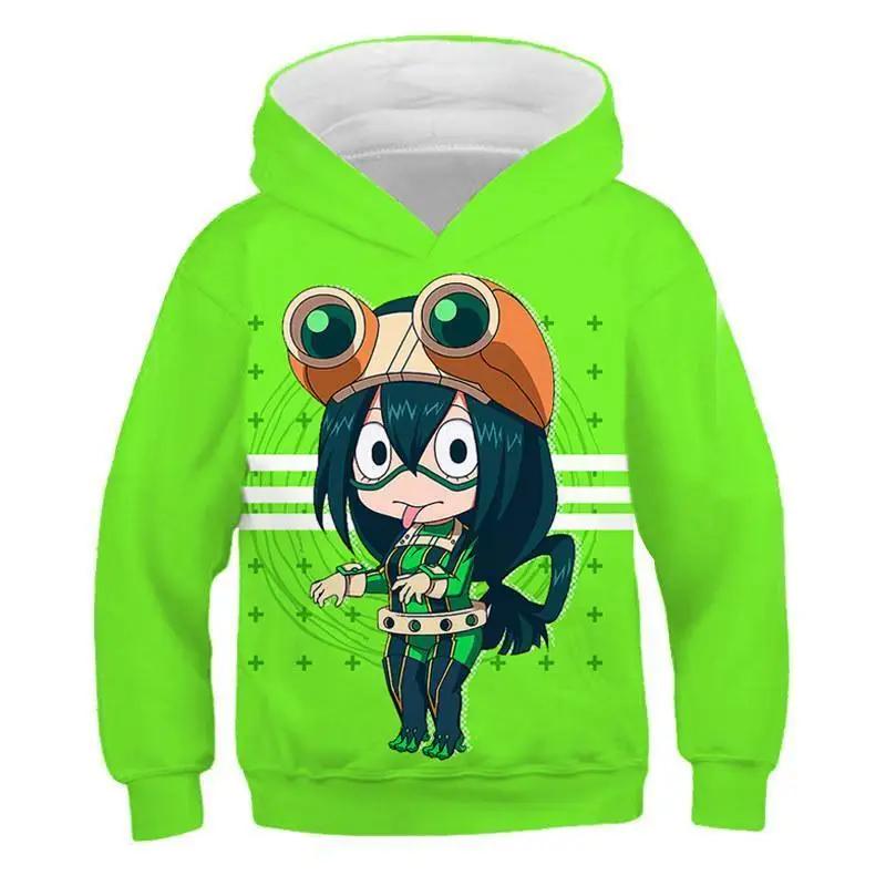 Sudadera con capucha de dibujos анимадо lindo 3D Nios de moda de calle nios y nias casualsuter deportivo