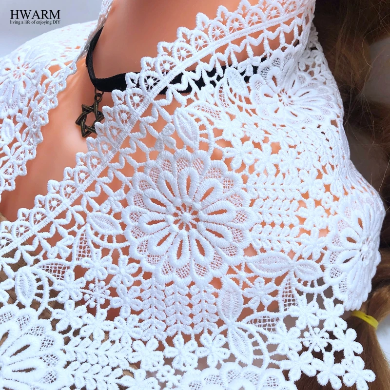

13yards 15.5cm African Lace Fabric Ribbon Trim Cloth Dress Accessories Diy Fashionable Wedding Decoration For Home Costura Sewin