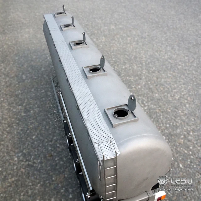 LESU Metal 40ft Oil Tank Gas-tanker Semi Trailer for TAMIYA 1/14 RC Tractor Truck Remote Contro Toys Car Model Benz TH14463-SMT3 4
