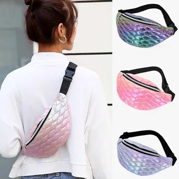 

2020 Fashionable Women's Leather Pockets New Casual Chest Bag Fashion Shoulder Messenger Bag Outdoor Mobie Phone Wallet Bag