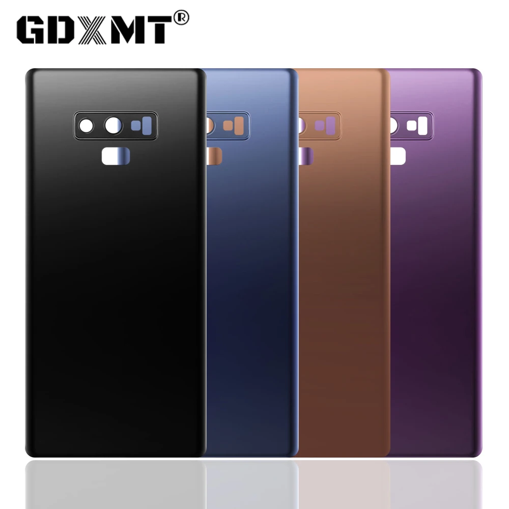 Задняя крышка батареи для Samsung Galaxy Note 9 N960 N960F стеклянная корпуса клей + Замена