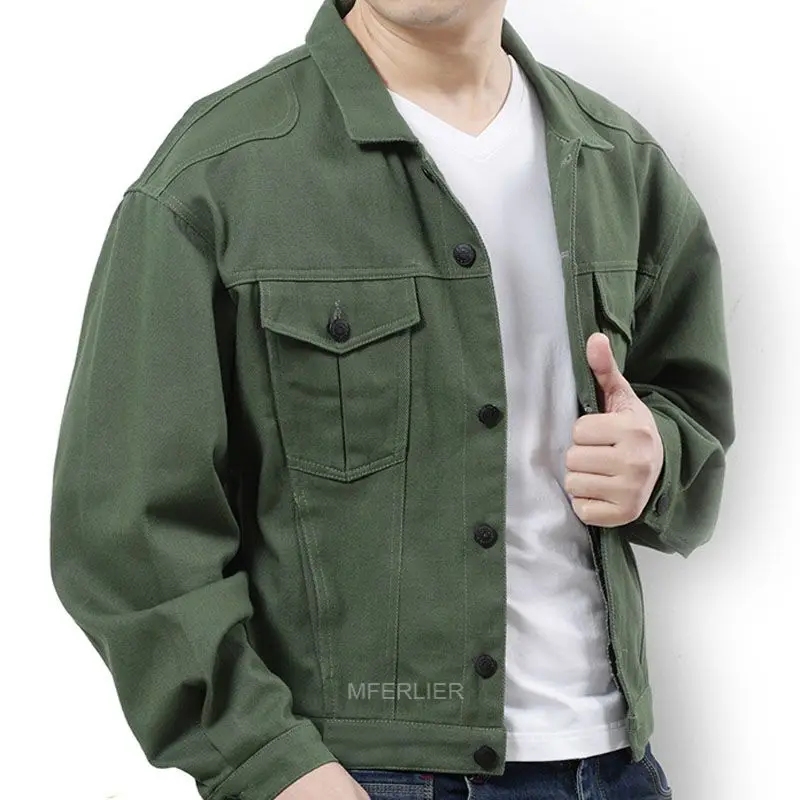 Демисезонный мужской Куртки Бюст 150 см 5XL 6XL 7XL 8XL Большие размеры повседневные куртки для мужчин