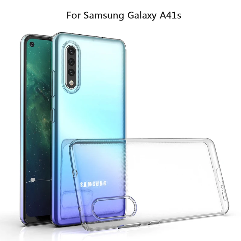 Adjustable Length Lanyard Ultra-Slim Crystal Transparent Silicone Shockproof Crystal Soft TPU Cover Smartphone Necklace for Samsung Galaxy A11 AROYI Samsung Galaxy A11 Case Screen Protector,