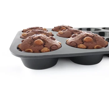 

12 Cups Round Cake Pan Silicone Baking Mold Cake Mould Pastry Baking Tray Mould