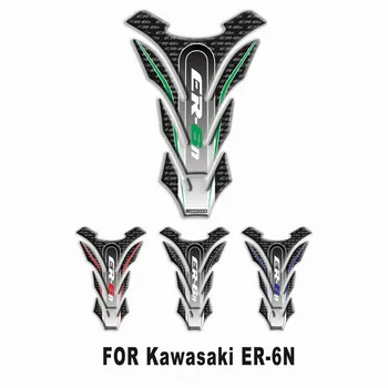 

MTKRACING 3D Fishbone Sticker Fuel Tank Pad Sticker Protection Decoration Sticker FOR KAWASAKI ER-6N er6n
