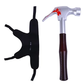 

1Pc Pet Costume Halloween Pet Harness Cat Vest Dog Harness Bloody Hammer Prop