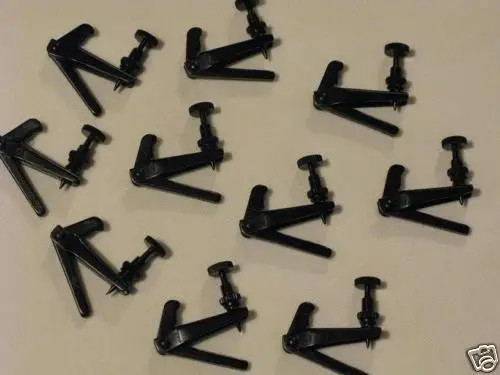 100pcs Brand new Good violin black fine tuners#6666