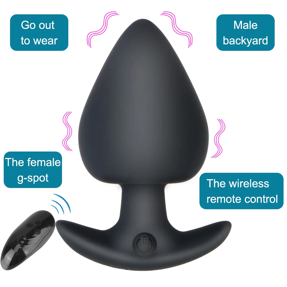 G punkta 10 frekvenču vīriešu prostatas masāžas anālais aizbāznis bezvadu tālvadības seksa rotaļlieta vīriešiem un sievietēm dildo anālais vibrators_voghion.com