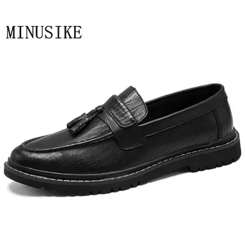 

2020 Men Leather Loafers Fashion Party Dress shoes business leisure man shoes Breathable Comfortable Men's Boat Footwear