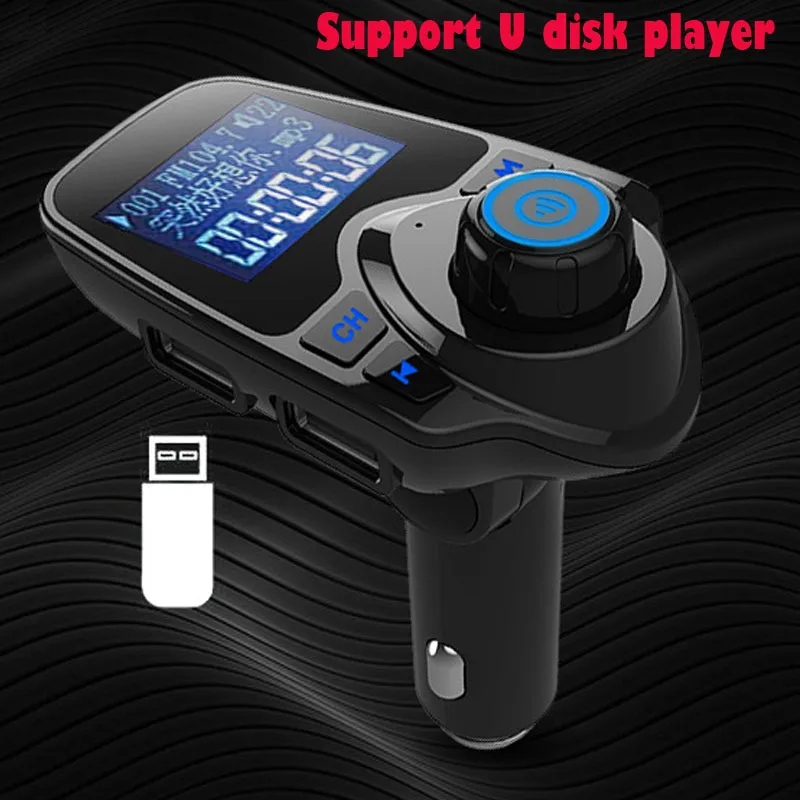 JaJaBor fm-передатчик Bluetooth A2DP беспроводной Автомобильный MP3-плеер AUX Bluetooth Play Handsfree Вызов автомобильный комплект двойной USB Автомобильное зарядное устройство