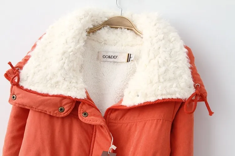 Зимняя женская куртка, Толстая теплая короткая плюшевая Женская куртка с меховым воротником, модное повседневное пальто для беременных