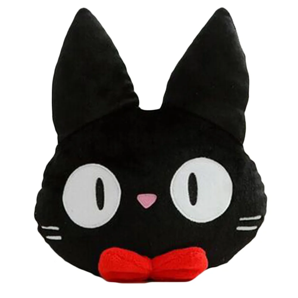 Японское аниме Тоторо плюшевая игрушка мягкая кошка подушка мультфильм белый Тоторо кукла черный Кот детская игрушка - Цвет: H03  35x27CM