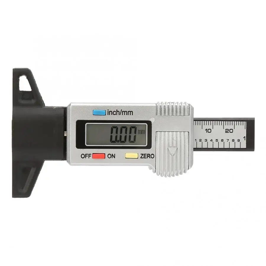 

Type Detection 0-25.4mm LCD Digital Tire Depth Gauge 0.01mm Tread Check Measure Tool Tire Depth Gauge