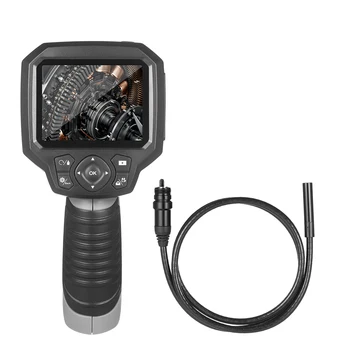 

KKMOON Handheld 3.5" LCD Industrial Endoscope Borescope Videoscope with 3.5-inch Screen 4 LED Lights Inspection Camera