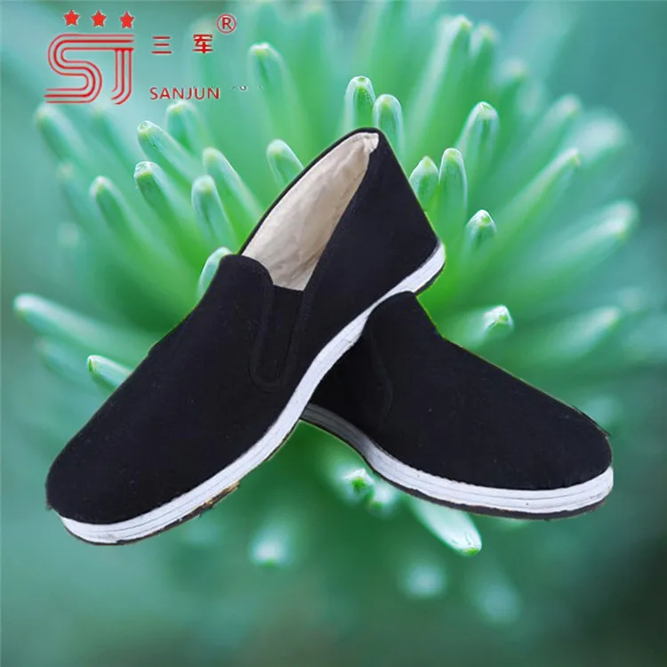 

3520 Top Grade Boxed Polyurethane Army Cloth Shoes Old Beijing Craft Military Cloth Shoes