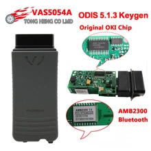 Лучшее качество VAS5054A VAS5054 ODIS 5.1.3 Keygen OKI чип VAS 5054A Bluetooth VAS 5054 Поддержка UDS протокол