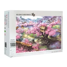

Landscape Jigsaw Puzzle 1000 Pieces Puzzle Game Wooden Assembling Puzzles for Adults Puzzle Toys Kids Children Home Games Toys