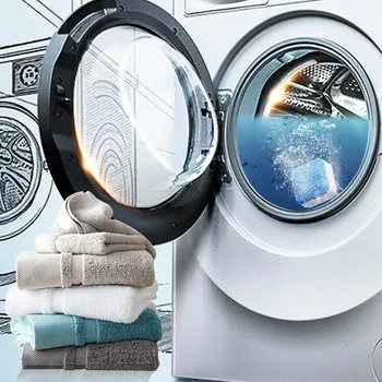 

Drum Washing Machine Tank Cleaner Effervescent Tablet Cleaning Block Household Decontamination Convenient