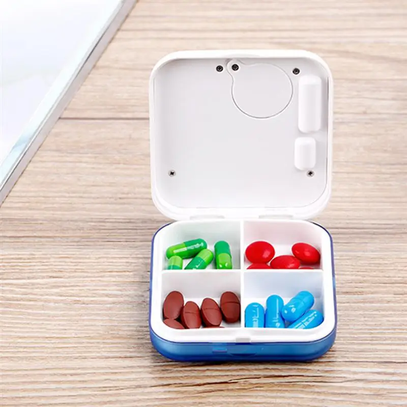 ROSENICEPill Box Timer Alarm Clock Convenient Mini Pill Container for Travel ROSENICEPill Box Timer Alarm Clock Convenient Mini Pill Container for Travel