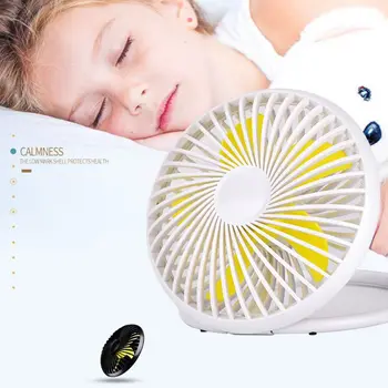 

Mini USB Power Desk Stand Fan 2 Speeds Lower Noise 180 Rotatable Cute Home Office Desktop Decor Portable Hot Summer Supply