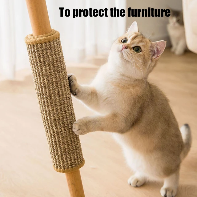 Sisal Fabric To Repair Cat Scratch Post