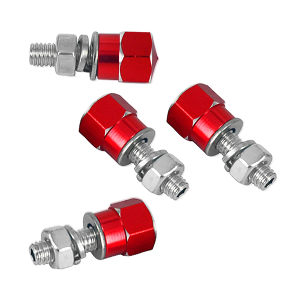 4pcs Aluminium Motorcycle License Plate Frame Fasteners/Bolts/Screws for Yamaha