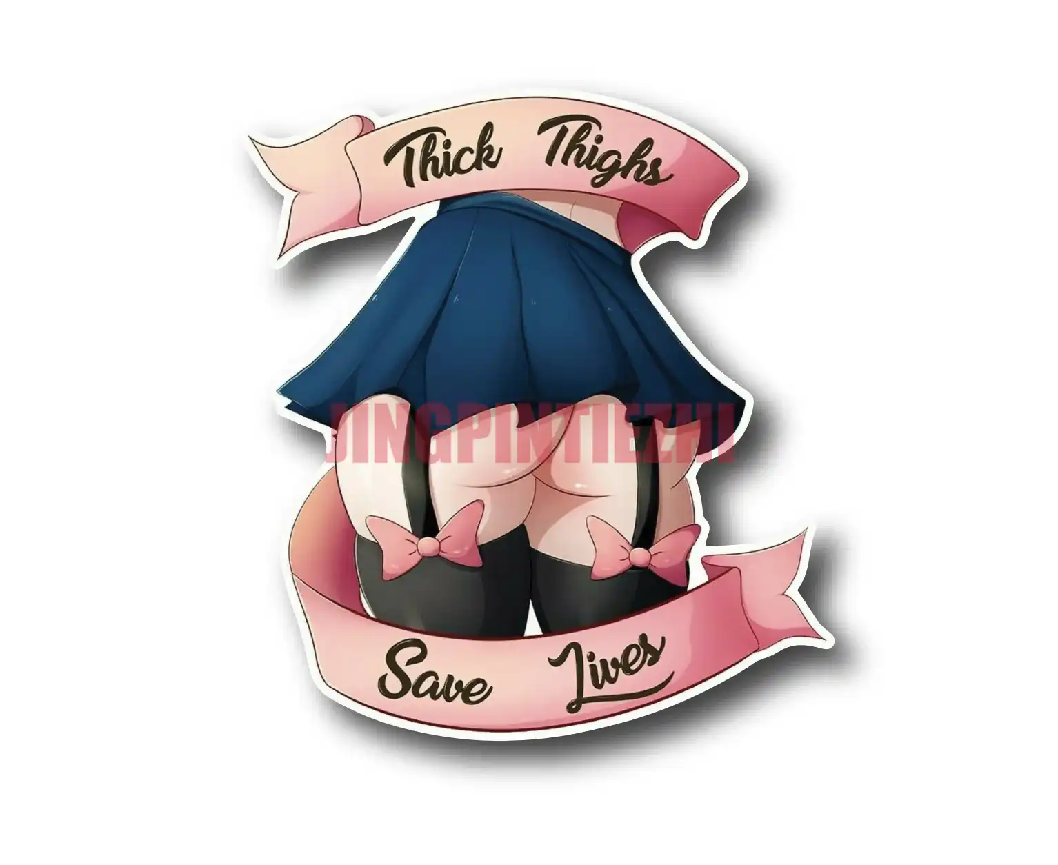 Personality Thick Thighs Save Lives Anime Thicc Booty Girl Vinyl Decal Sticker Jdm Car Sticker Car Stickers Aliexpress
