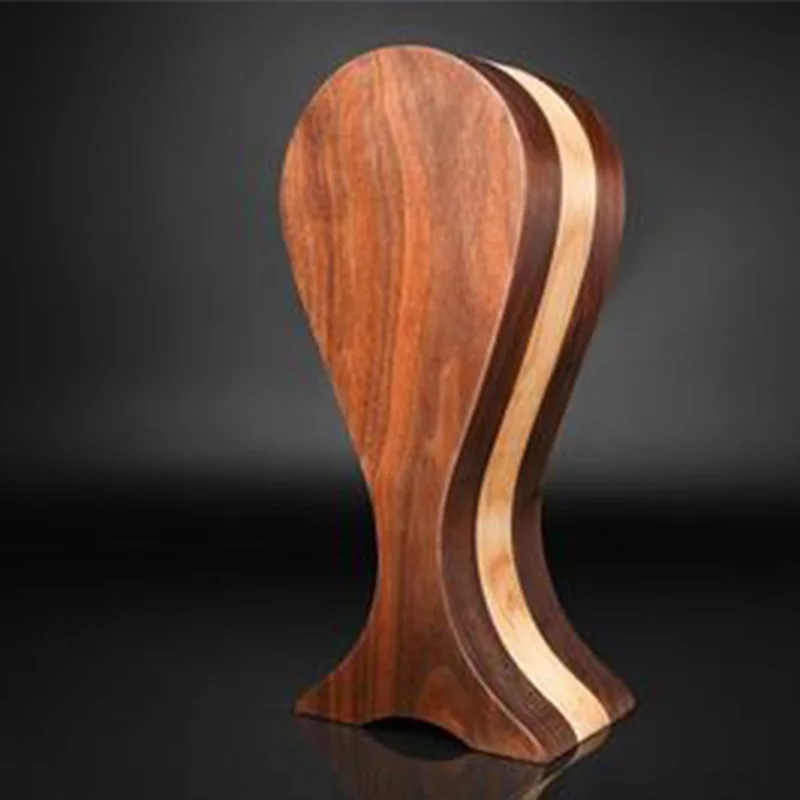 Black walnut ash Североамериканский черный орех Hifi гарнитура наушники деревянная гарнитура стенд дисплей стенд - Цвет: Black walnut ash