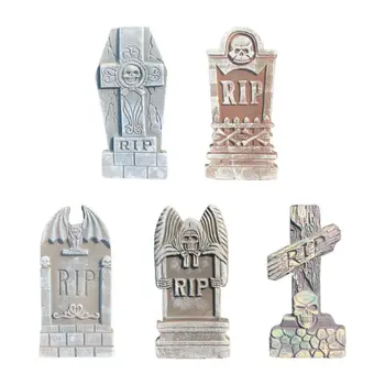 

Halloween 17" Foam RIP Graveyard Tombstones(1 Pack),Headstone Decorations for Halloween Yard Decorations,Tombstone Decor