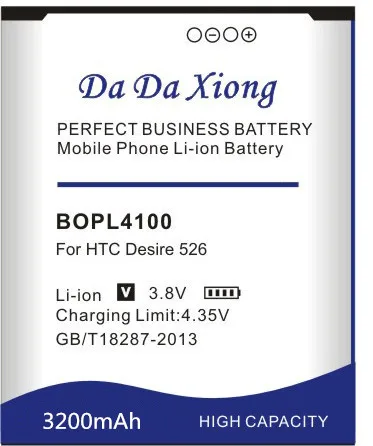 Высокое качество 3200mAh BOPL4100 BOPM3100 батарея для htc Desire 526 526G 526G+ Dual SIM D526h батарея телефона