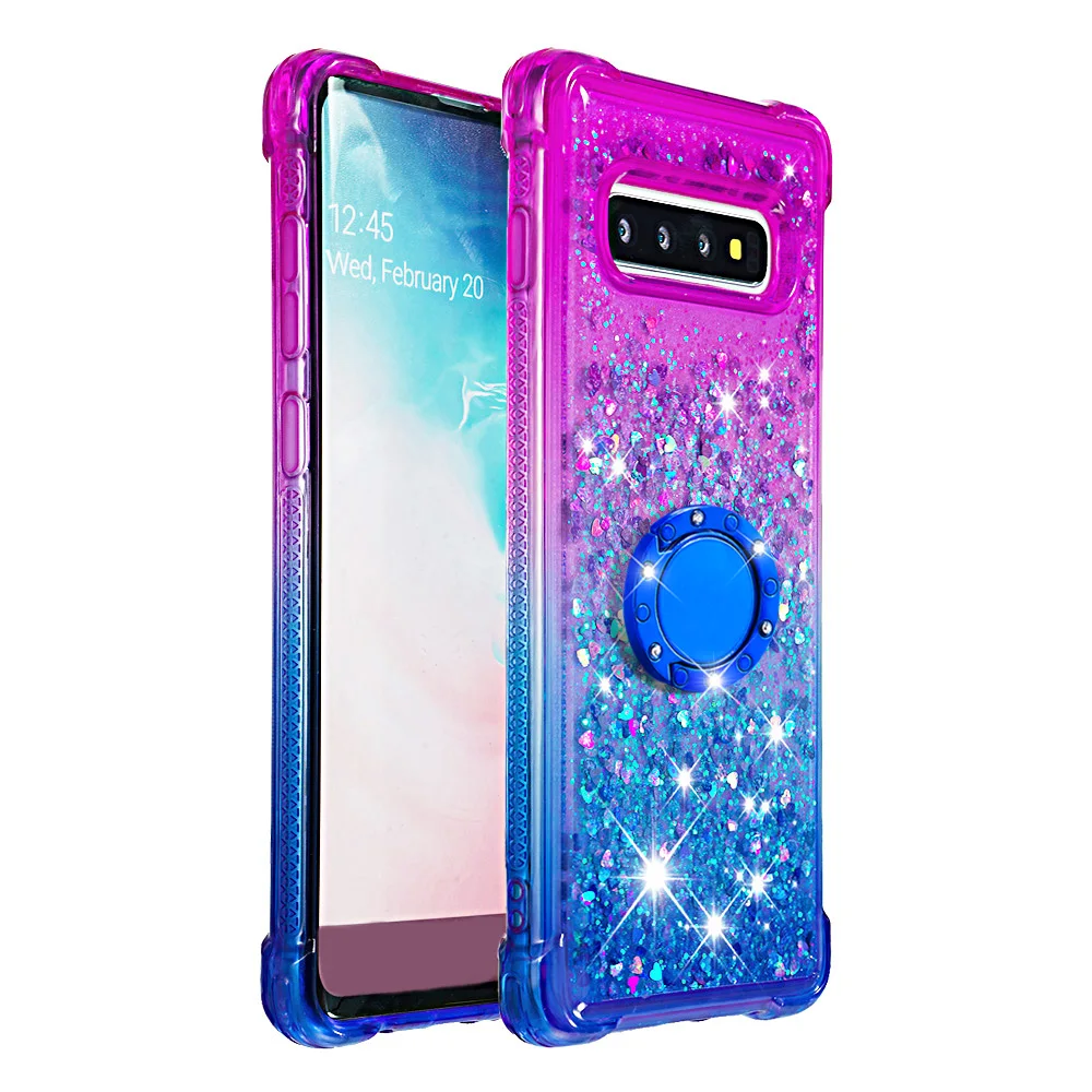 Роскошный градиентный чехол «зыбучие пески» для samsung Galaxy S10e S10 S9 S8 Plus Note 10 Pro J3 J7 J4 J6 Plus противоударный чехол