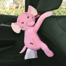 Бумажная коробка для салфеток, креативная мультяшная плюшевая бумажная коробка для салфеток, автомобильные аксессуары для интерьера, тканевая салфетка для животных