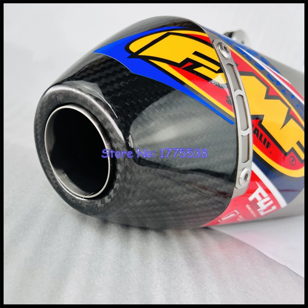 Titanium Alloy for KTM 250 350 450 500 SXF Motorcycle Exhaust Escape Muffler Carbon Tip for KTM SX-F 250 350 450 500 2010-2023 - Image 5