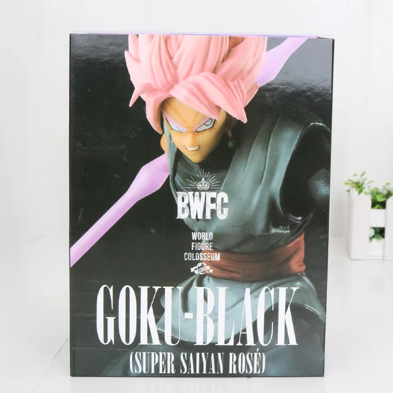 BWFC Dragon Ball Супер Saiyan 3 Сон Гоку ультра инстинкт стволы клетки Фриза пикколо ПВХ Фигурки игрушки Dragon Ball Z - Цвет: black goku with box