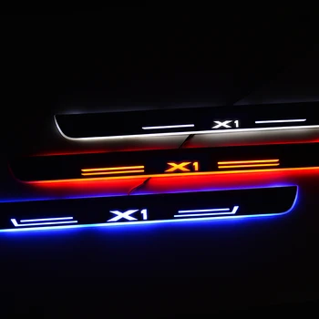 

LED Car Door Sill For BMW X1 E84 2009 - 2015 Door Scuff Plate Pathway Pedal Threshold Welcome Light Car Accessories