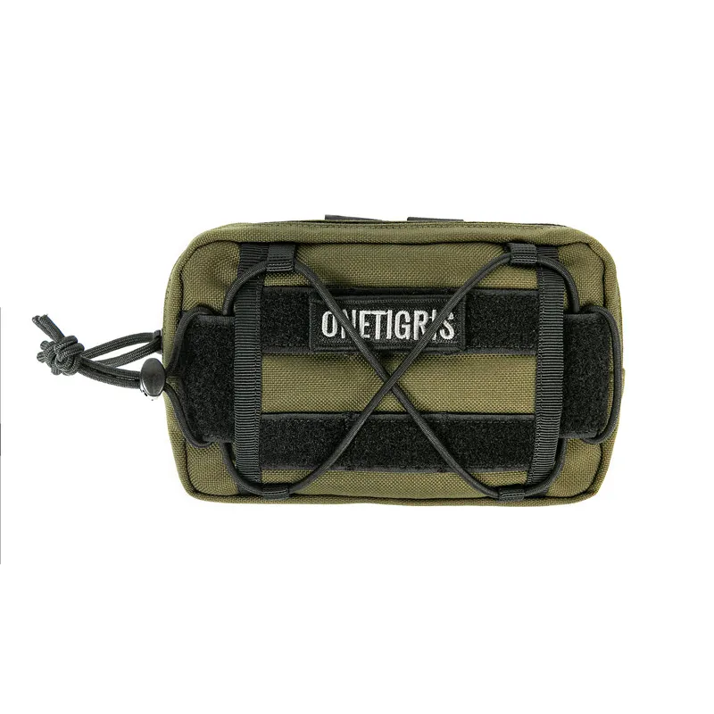 OneTigris сумка для тренировки лакомства собаки MOLLE горизонтальная K9 сумка для лакомства собаки тактическая сумка для щенка сумка для прогулок для лакомства едой сумка для закусок - Цвет: 1pcs Ranger Green