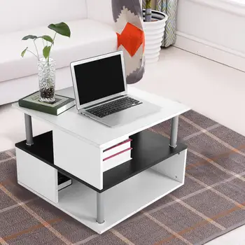 

60x60x45.7cm Modern Minimalist Triangle Coffee Table Home Small Tea Table Corner Small Table Sofa Several Corners Storage rack